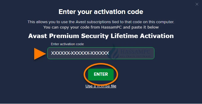 avast premium security activation code till 2050